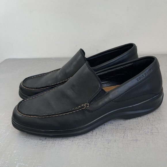 Cole Haan Men\'s Black Leather Driver Loafers Dress Comfort Shoes Size 10.5 M main image 16